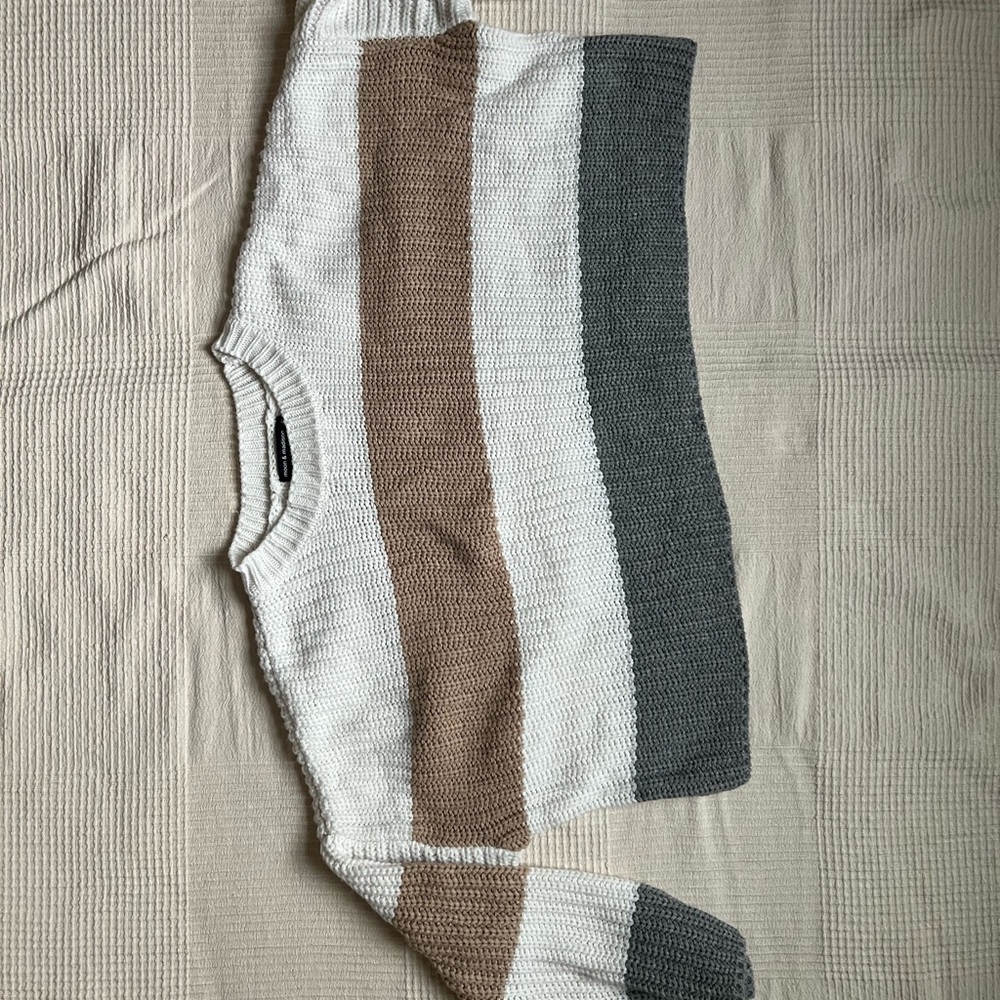Striped Cropped Sweater